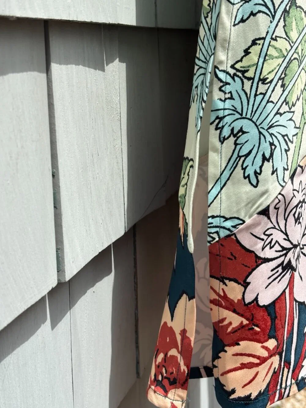 Anthropologie LyreBird Ivory Comb Floral Midi Skirt | Size XL | New with Tags - Picture 4 of 8